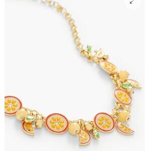 Talbots "Orange You Glad" Charm Necklace